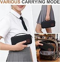 Vista 8 de BOVKE Estuche de repuesto para calculadora gráfica de poliuretano duro para Texas Instruments TI-84 Plus CE/TI-83 Plus CE/Casio fx-9750GII, bolsillo