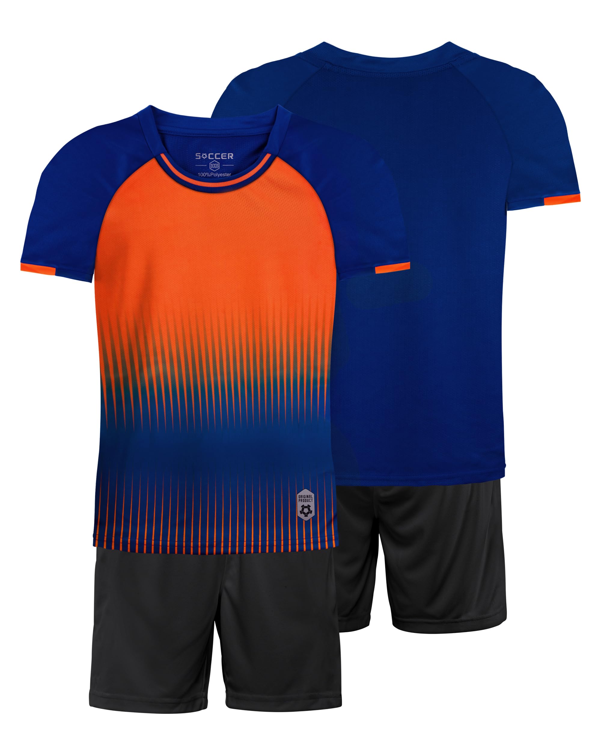 Maglia da Calcio Bambino Ragazzi Basketball Jersey Set Divise Sportive Calcio Maglia, T-Shirt Pantaloncini