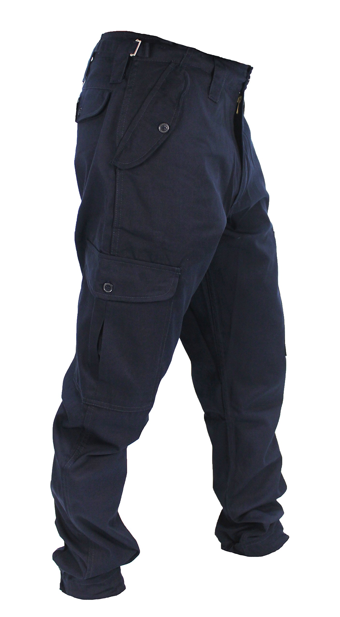 Wwk / Workwear King Men's Navy Wwk Army Combat Work Trousers Pants Combats Cargo - 50”