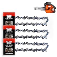 3PK 22 Inch Chainsaw Chain .325" LP Pitch .058" Gauge 86 Drive Links, Replacement for Oregon 21LPX086G 21BPX086G 21BP086G, Fit for 57CC Blue Max 2160 5200 5800 6200 Chainsaw