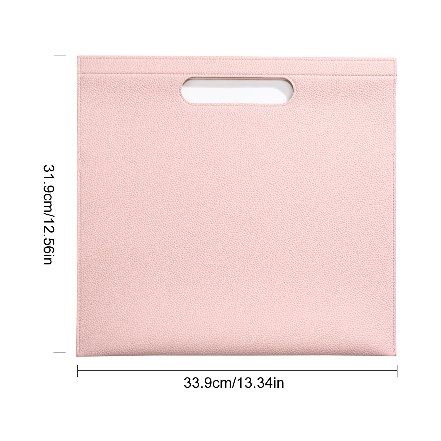 Organiseur de documents imperméable en cuir synthétique de qualité supérieure – Résistant aux déversements, facile à nettoyer, options multicolores, 33,9 x 31,9 cm, idéal pour les étudiants et les