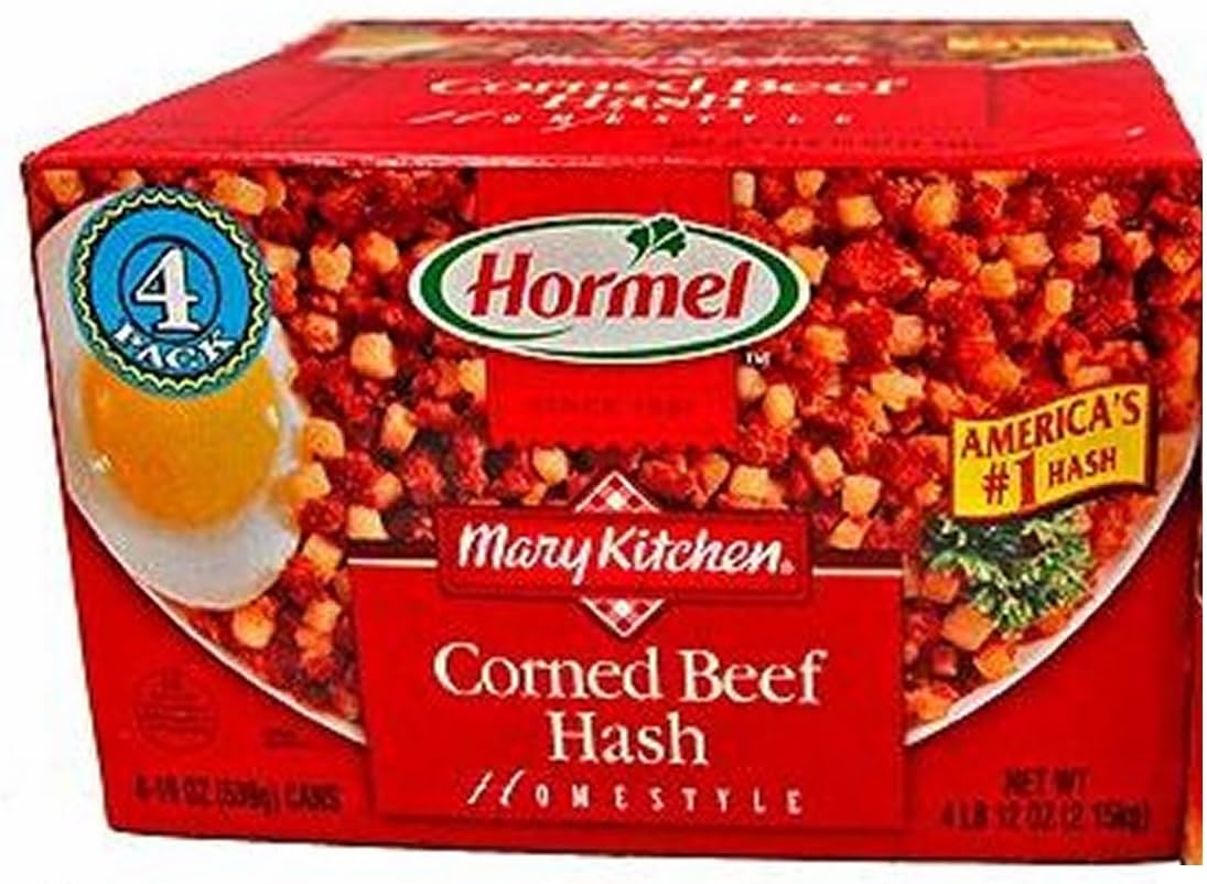 Hormel Mary's Kitchen Corned Beef Hash, 14 ounce, 6 Count