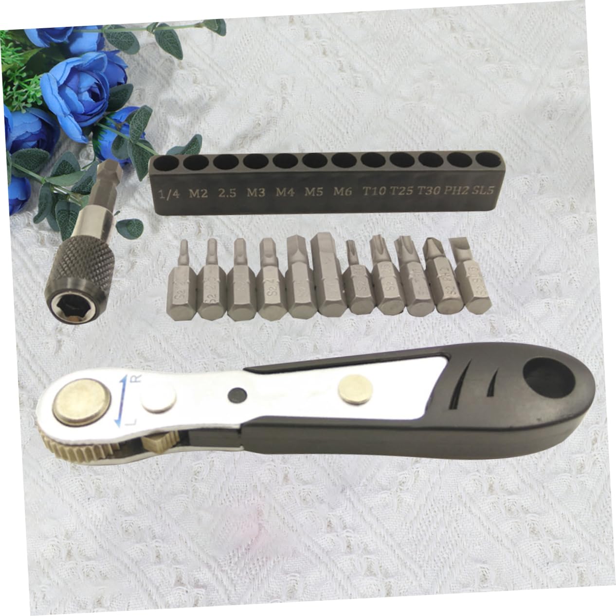 COOLHIYA Bike Repair Kit Hexagon Wrench 3/4/5/6/8mm Spanner for Easy Maintenance