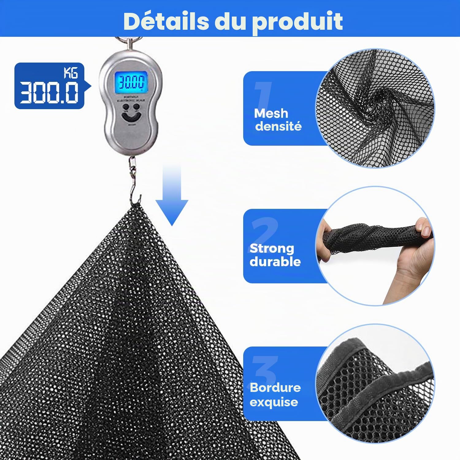 Filet de Sécurité Enfant, Grillage Escalier Sécurité Bébé, Filet de Protection Balustrade Rideau de Protection pour Escalier et Balcon pour Enfant Chat (Noir, S(300 * 90cm))