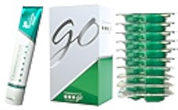Teeth Whitening Bundle - Opalescence Go 15% Hydrogen Peroxide Prefilled Trays (10 Trearments) and Sensitive Whitening Toothpaste 4.7 Onz - Mint Flavor 5194-5167