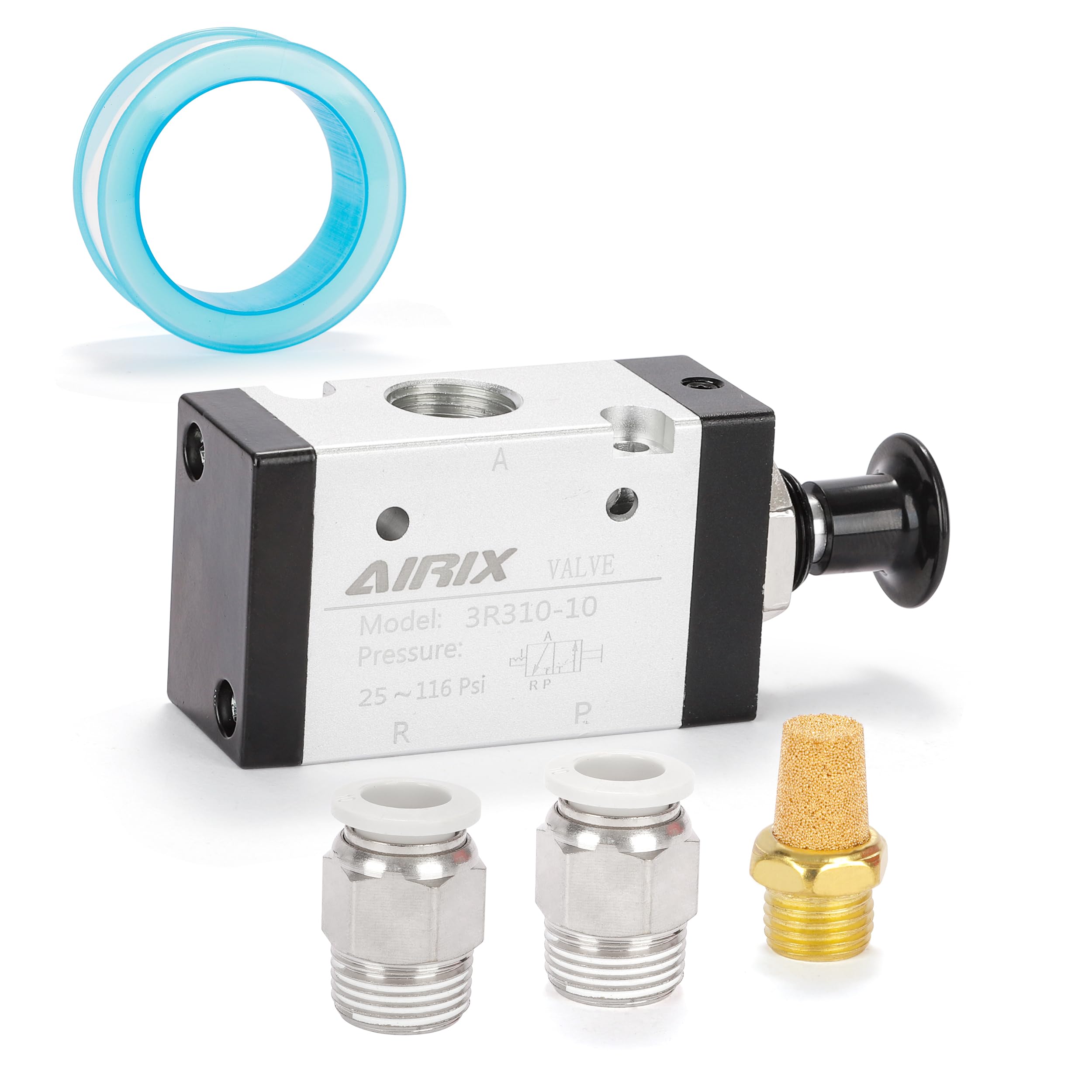 1/4" NPT Manual Control Valve 3R210-08, 3-Port 2-Position Hand Valve — Amazon image 10