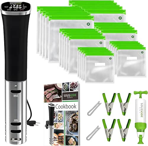 SOUSVIDE ART Sous Vide Immersion Cooker Kit - Machine with