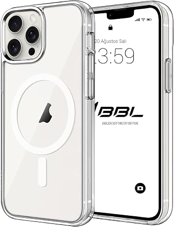 Transparent Hard Crystal Mica Non-Yellowing Phone Case Compatible with iPhone, Magsafe iPhone 11 Pro Max