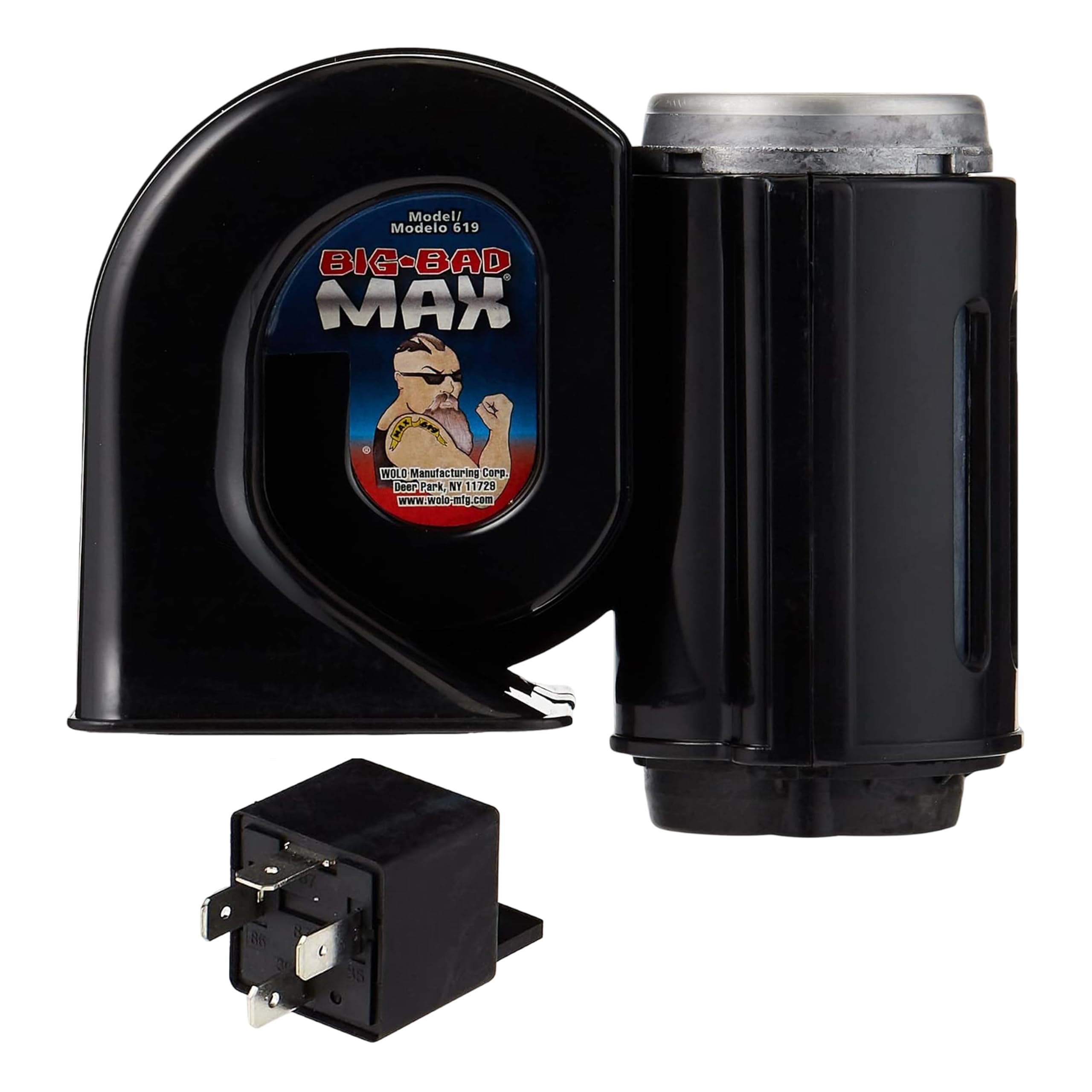 Amazon.com: Wolo 619 Big Bad Max Air Horn, Deep Big Rig Sound