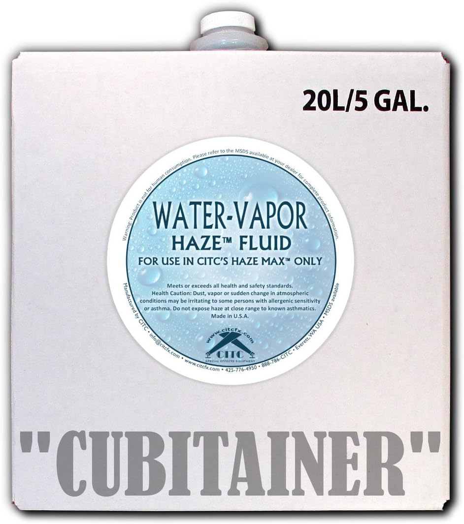 Water Vapor Haze Fluid - 5 gallon cubitainer
