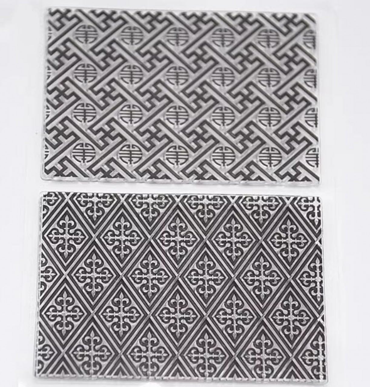 YJIUYUANQ 1‑Set Nature Texture Stamps, Reusable Sculpey Craft Tools for Pottery Jewelry Handmaking