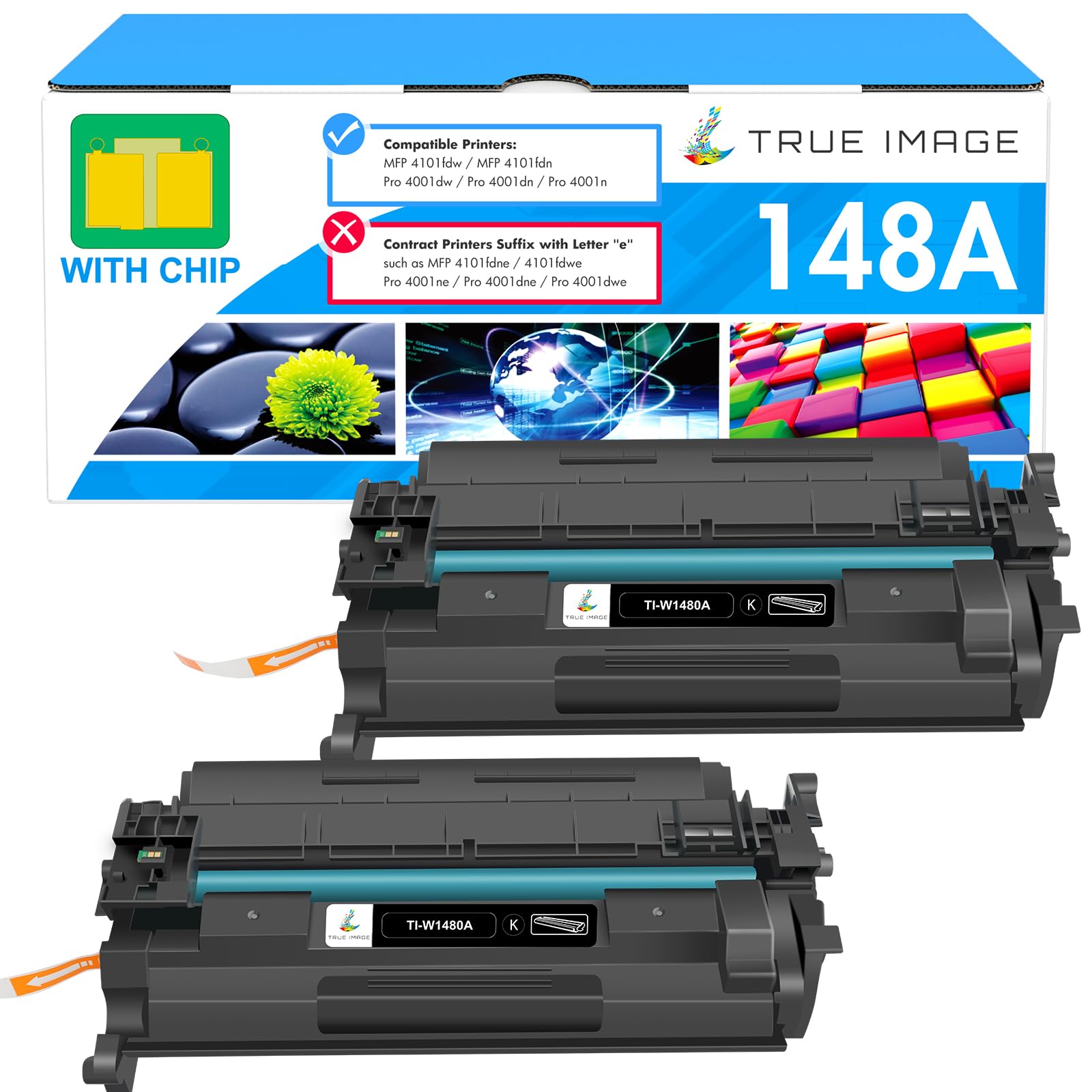 Compatible Toner Cartridge 148X/W1480X - High Capacity Replacement For HP 4001/4101 Printers