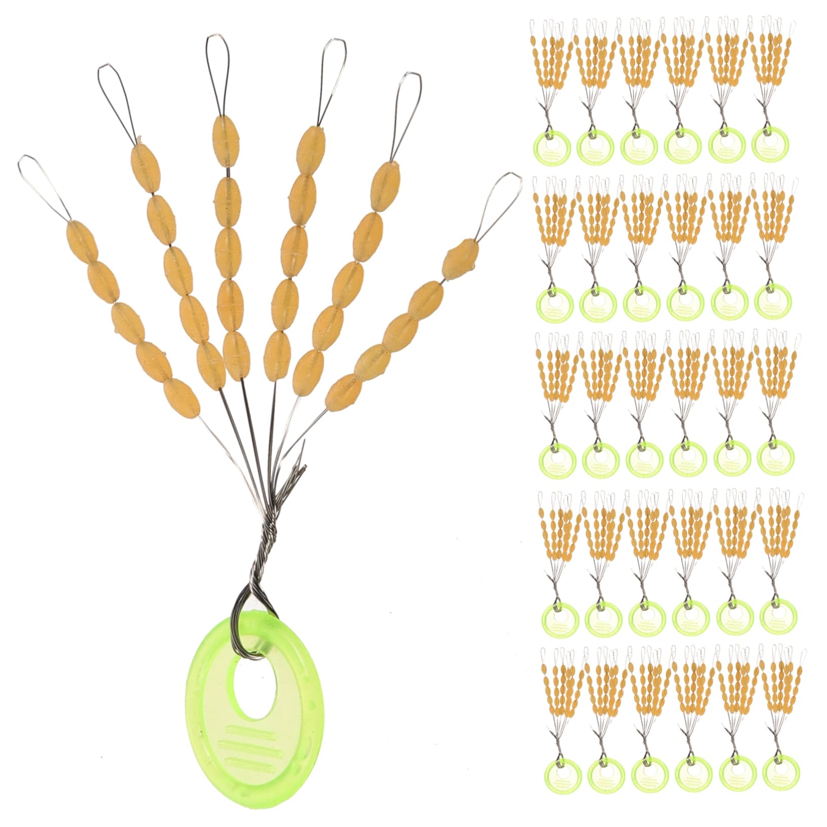 SUPVOX Lot De 5 Flotteurs De Pêche Petits Bouchons De Cordon pour Pêcheurs De Niveaux 60 Pièces X 5