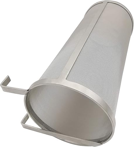 Miniatura 2 de Hop Hopper - Filtro de cesta de araña para cerveza casera, cerveza y té, fermentador, acero inoxidable 304, malla de 300 micrones, 6 x 14 pulgadas