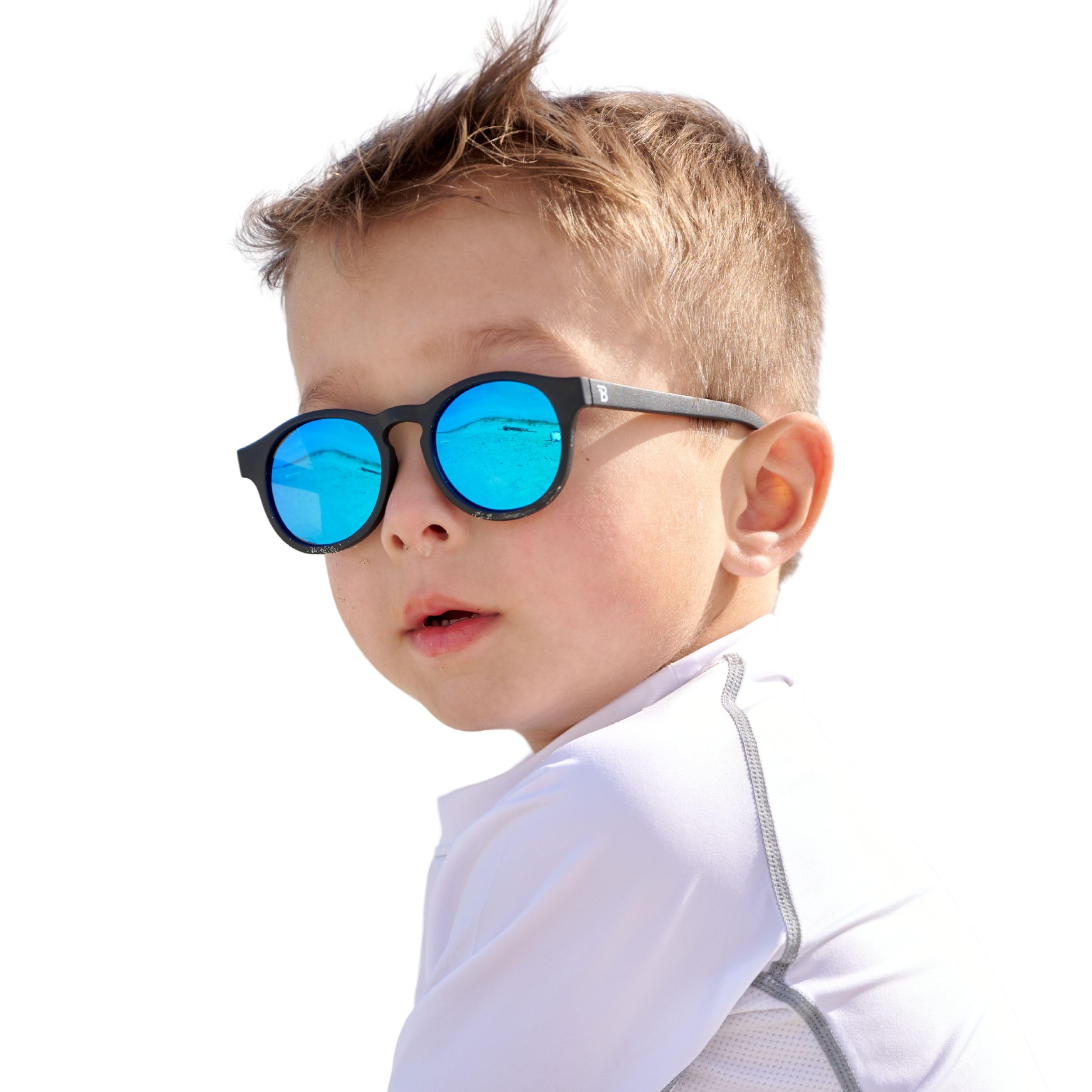 Babiators - Polarisierte UV-Sonnenbrille für Kinder - The Agent - Schwarz