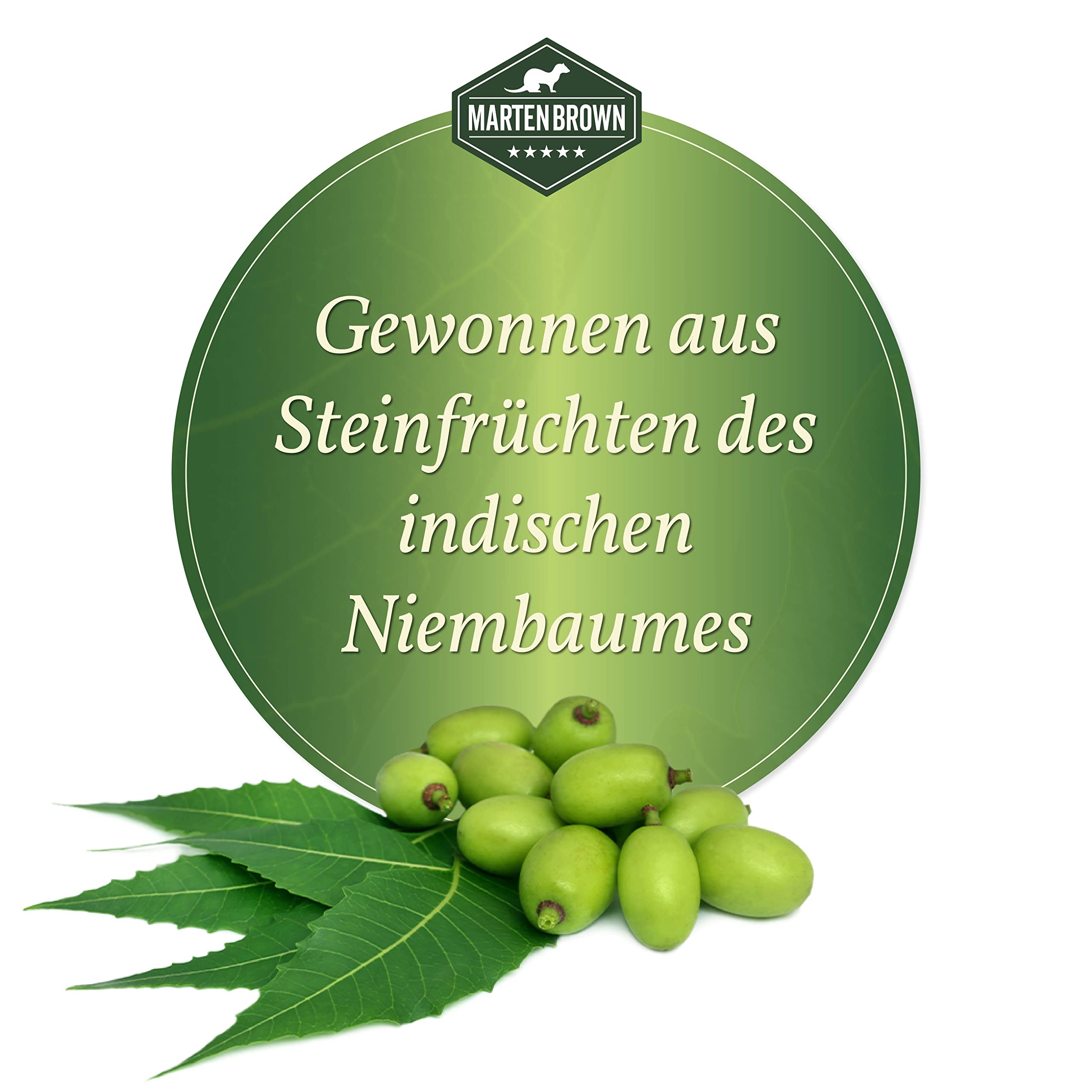 Martenbrown® Neemöl mit Emulgator 5 Liter - fertig gemischt für sofortige Anwendung/Zur natürlichen Pflanzenpflege für Zimmerpflanzen/Gartenpflanzen