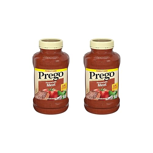 Prego Italian Tomato Pasta Sauce Flavored With Meat, 45 OZ