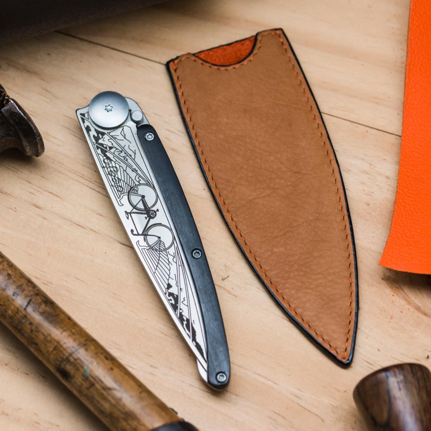 Lederetui Für Schreibgeräte (braun) - Onlineshop