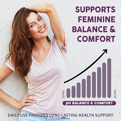 Miniatura 4 de Feminine Balance - Gomitas probióticas para mujeres, apoyan el equilibrio del pH, la frescura y la salud digestiva, con piña, olmo resbaladizo,