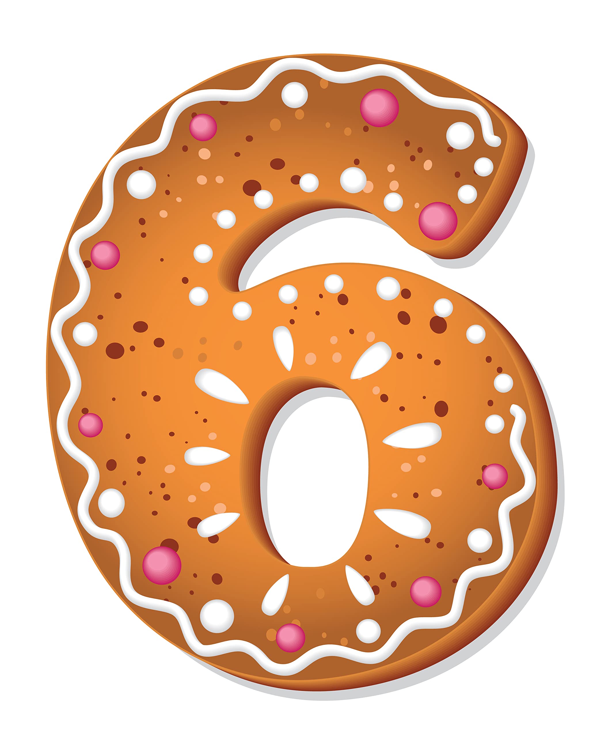Number Six Cookie Cutters- Stainless Steel by Sweet Cookie Crumbs