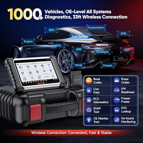 Vista 8 de Autel Escáner MaxiPRO MP808BT PRO, actualización de 2 años ($700), 2026 en adelante de MaxiSys MS906BT MaxiCOM MK900BT MK900, tan avanzado como