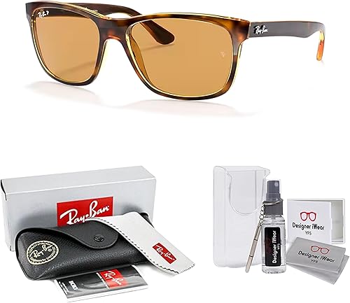 Miniatura 2 de Ray-Ban RB4181 - Gafas de sol para hombre y mujer + paquete con kit de cuidado de gafas de diseñador iWear