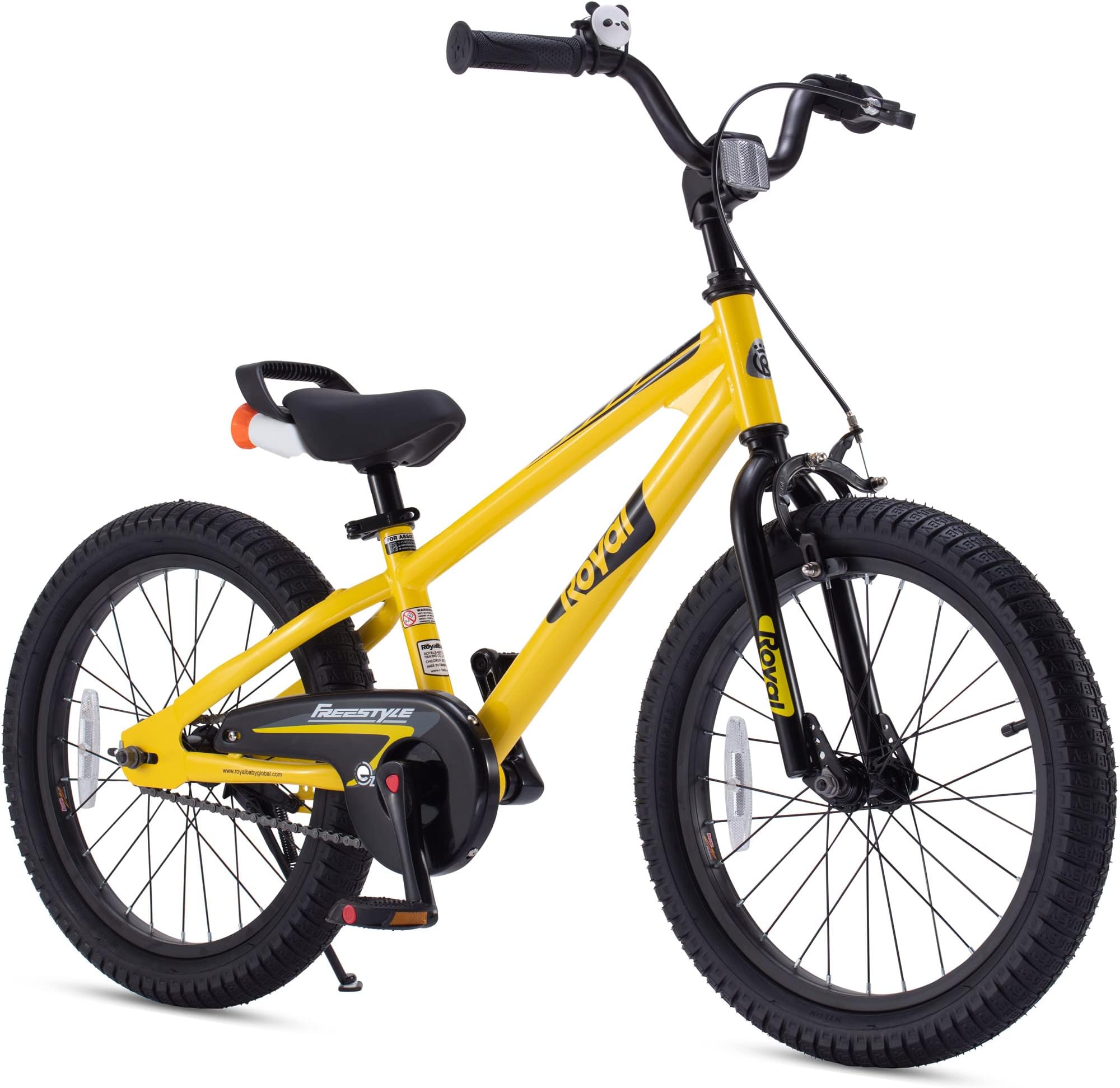 RoyalBaby Kids Bike EZ Freestyle Training Free Balance to Pedal Easy Learning Bicycle, 12-18 Inch for Toddlers to Big Kids