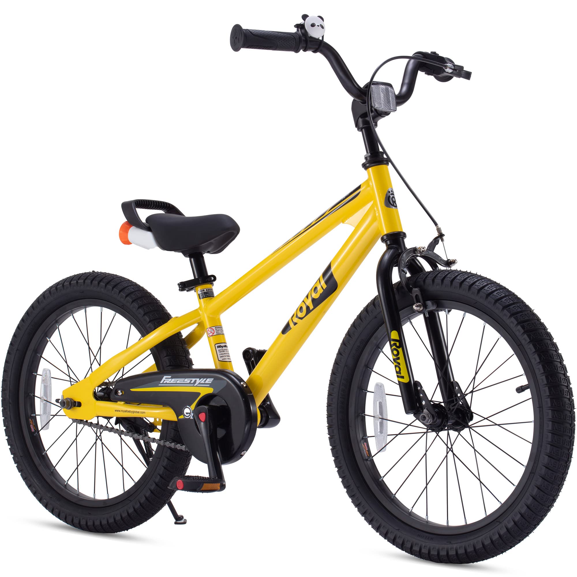 RoyalBaby Kids Bike EZ Freestyle Training Free Balance to Pedal Easy Learning Bicycle, 12-18 Inch for Toddlers to Big Kids