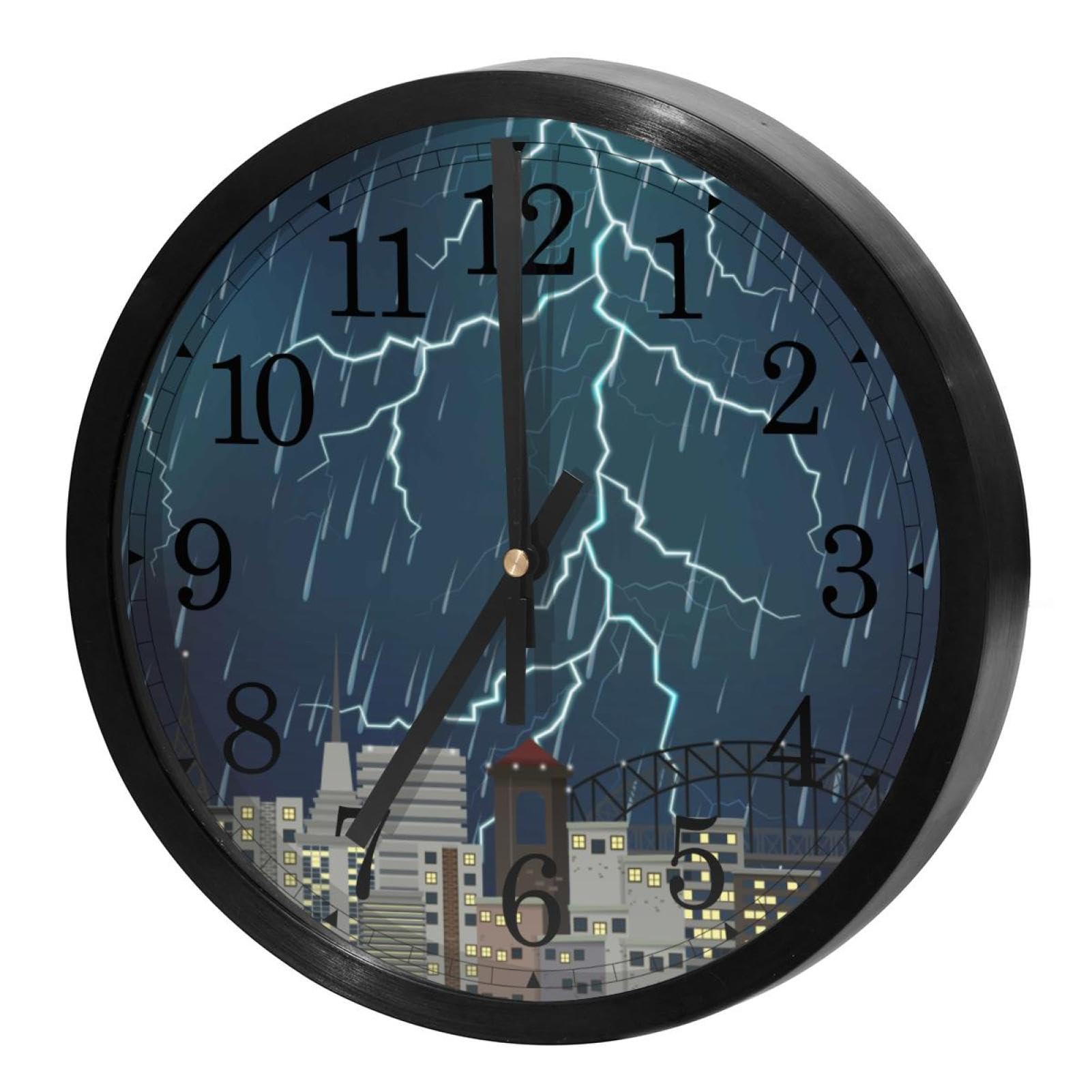 Horloge murale silencieuse sans tic-tac à quartz précis pour bureau et école