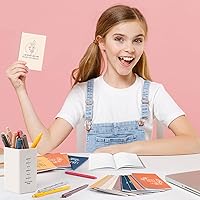 Vista 6 de 24 Set/48 Pcs Positive Affirmation Gift Set Gratitude Notebooks with Pens Small Bags Motivational Encouragement Notepads Daily Affirmations Journal