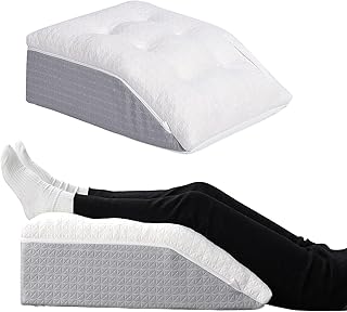 足枕 就寝用 ふわふわ 低反発+高反発二層構造 足上げクッション 膝下枕 背もたれクッション ふくらはぎクッション | フットピロー フットレスト 足置