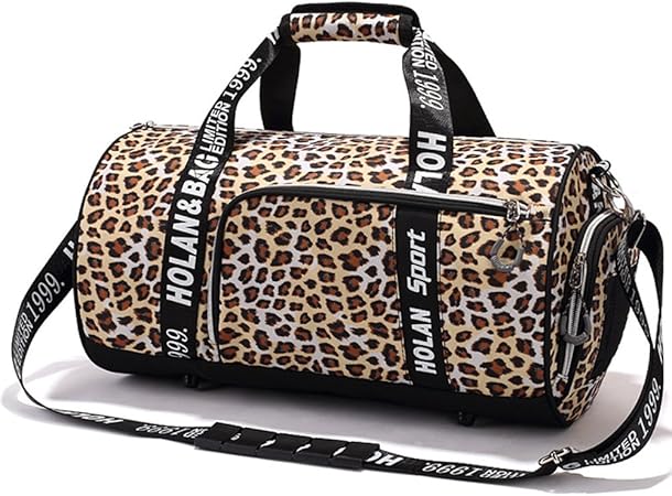 leopard gym bolsa