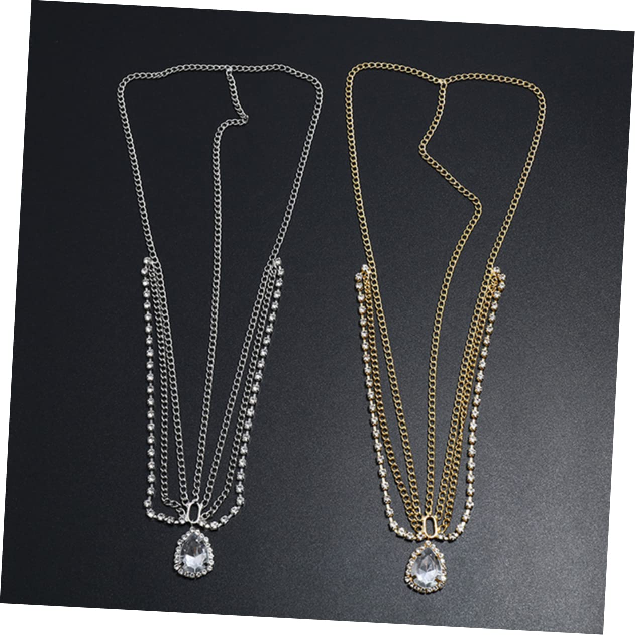 FOMIYES Lot De 3 Bijoux De Cheveux Scintillants Pour Femmes Pour Halloween Festivals 4 Pièces X 3