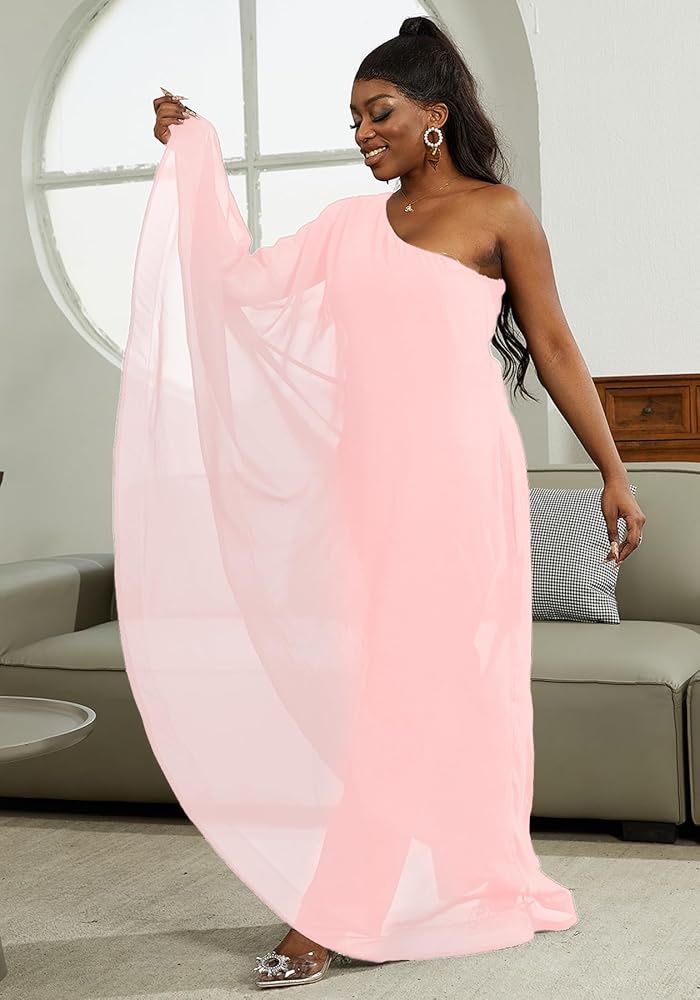 Amazon.com: LAJIOJIO Women One Shoulder Long Jumpsuit Pants