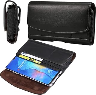 for Samsung Galaxy S23+,S22 Ultra 5G,Note20 Ultra,Note20,S21 Ultra,A53 5G,A32 5G,A21S A42 5G Leather Belt Clip Pouch, Belt Holster Case Pouch for Huawei Mate 20X, Wallet Case