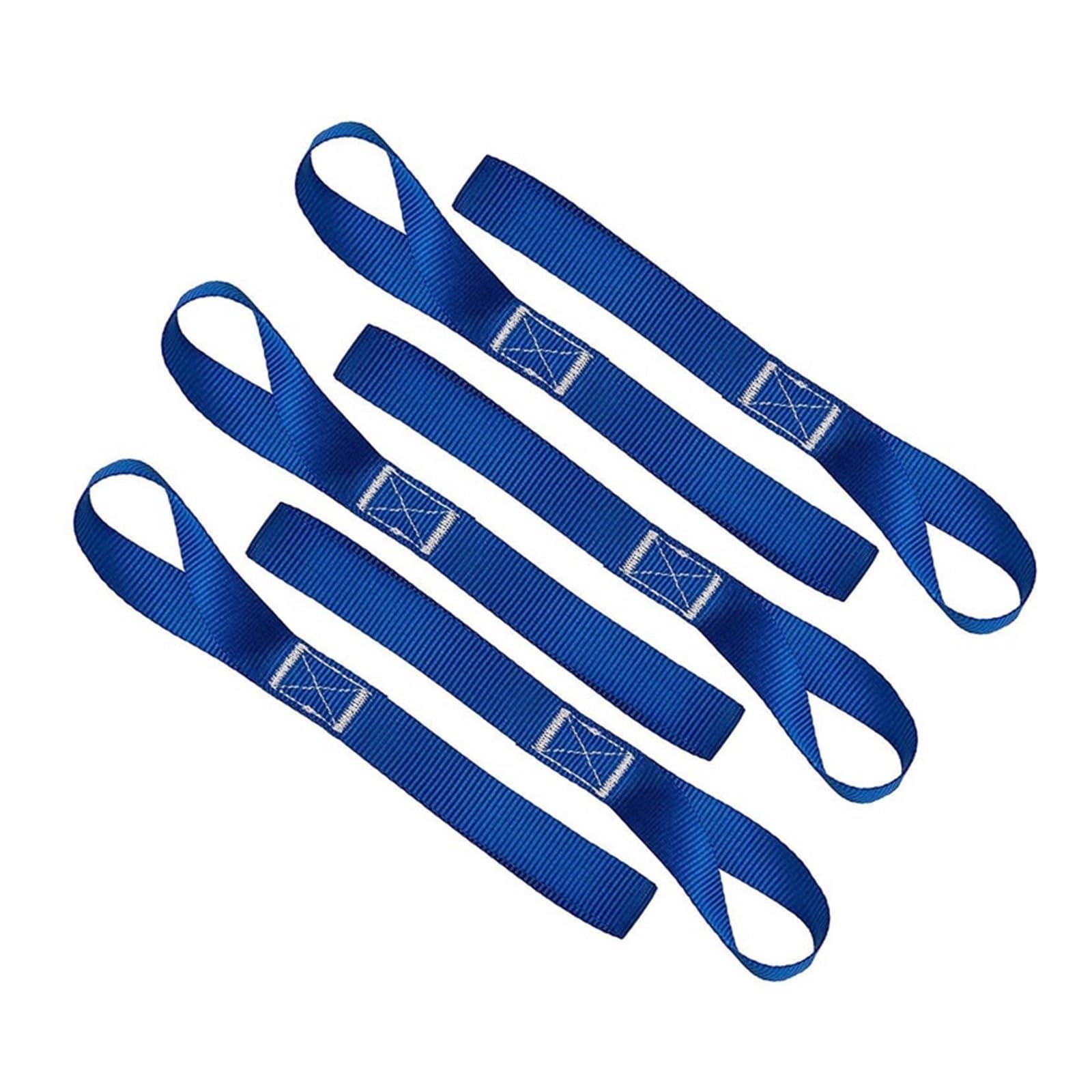 Zurrgurte, 30 40 cm Zugschlaufe Zurrgurte Gurtband Auto Motorrad ATV UTV Fahrrad Gebündeltes Sicherheitsseil Frachtfixierungsgurt Hilfsgurt festziehen(1PC Blue 46cm)