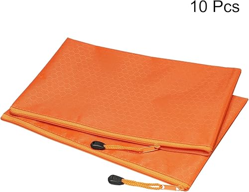 Miniatura 2 de PATIKIL Bolsas de archivos impermeables con cremallera, paquete de 10 carpetas B5 para almacenamiento de documentos, bolsa para lápices para libros