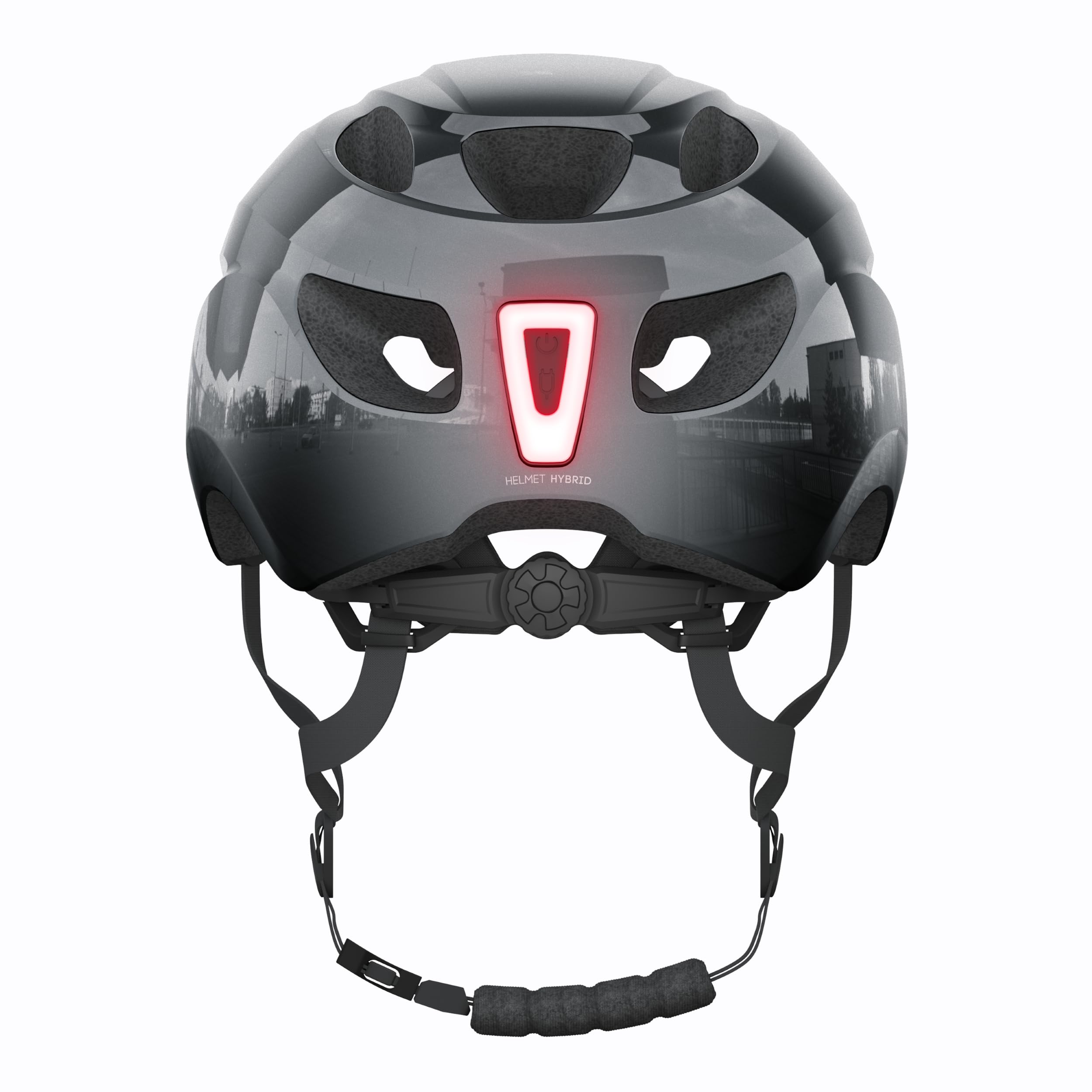 Casque LED VTT Vélo Trottinette Électrique Rechargeable Multisports Noir pour Homme Femme