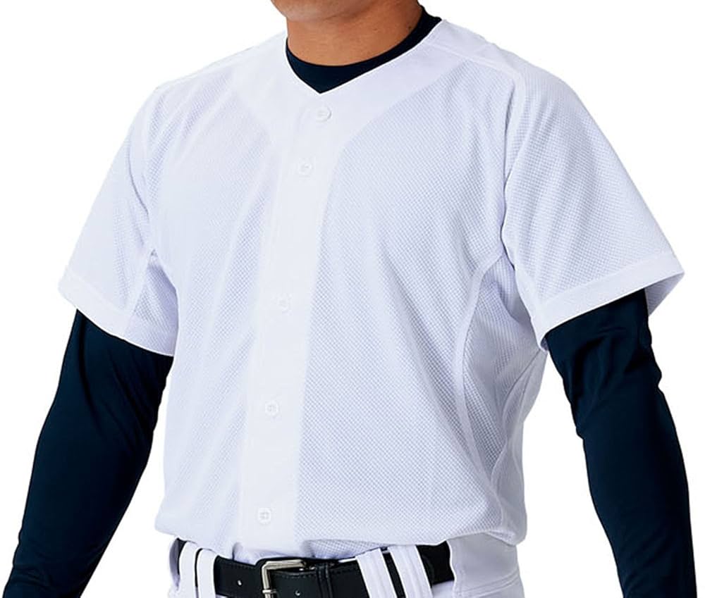 Amazon.co.jp: Zett BU1181MS Baseball Uniform Mesh Full Open