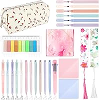 Vista 8 de 22 piezas de suministros de estudio bíblico, resaltadores bíblicos, bolígrafos de colores surtidos, 1000 hojas, notas adhesivas transparentes con 2