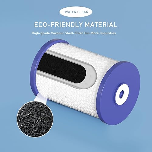 Miniatura 2 de Filtros de agua de carbón activado con cáscara de coco compatibles con Royal Prestige Frescapure 4000, 4500, 5000, 6000 CT, 6000 UC, WF0705 sistemas