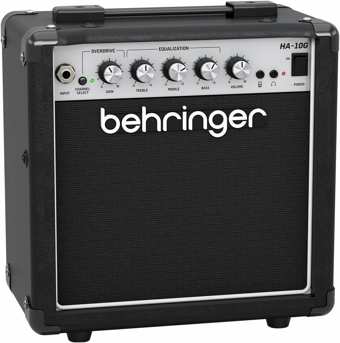 Behringer HA-10G 10 Watt Guitar Amplifier with 2 Independent Channels, VTC Tube Modeling and Original Bugera 6" Speaker