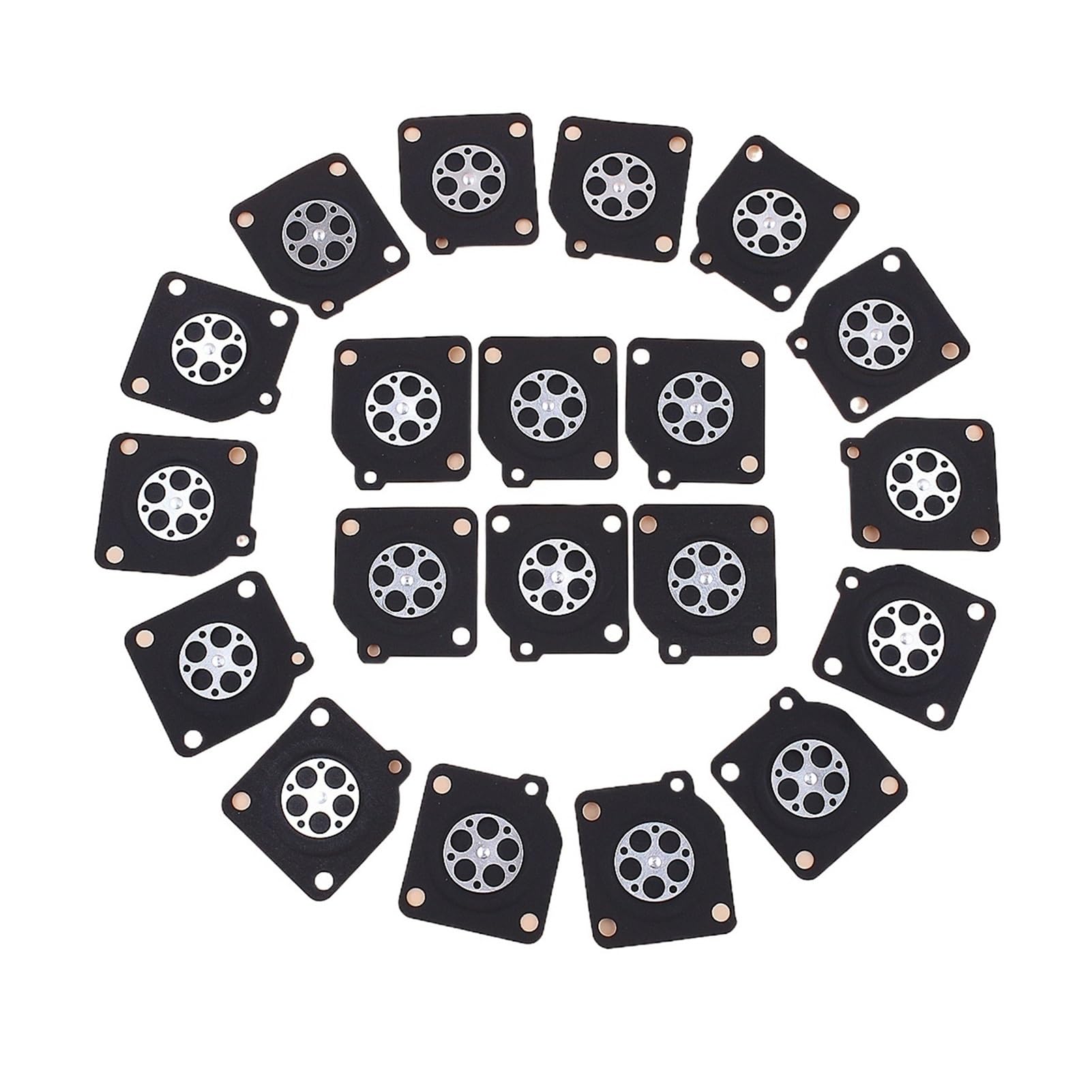 20Pcs/Lot Carburetor Carb Metering Diaphragm Rebuild Kit for C1U A015010 Carby Chainsaw Replacement Parts Motosierras