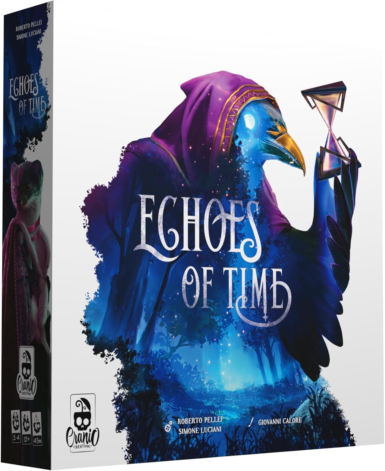 Cranio Creations - Echoes of Time - Fold Time to Your Will - 2-4 Players, 60 Min - Light Game - Age 12+ - Italian Edition