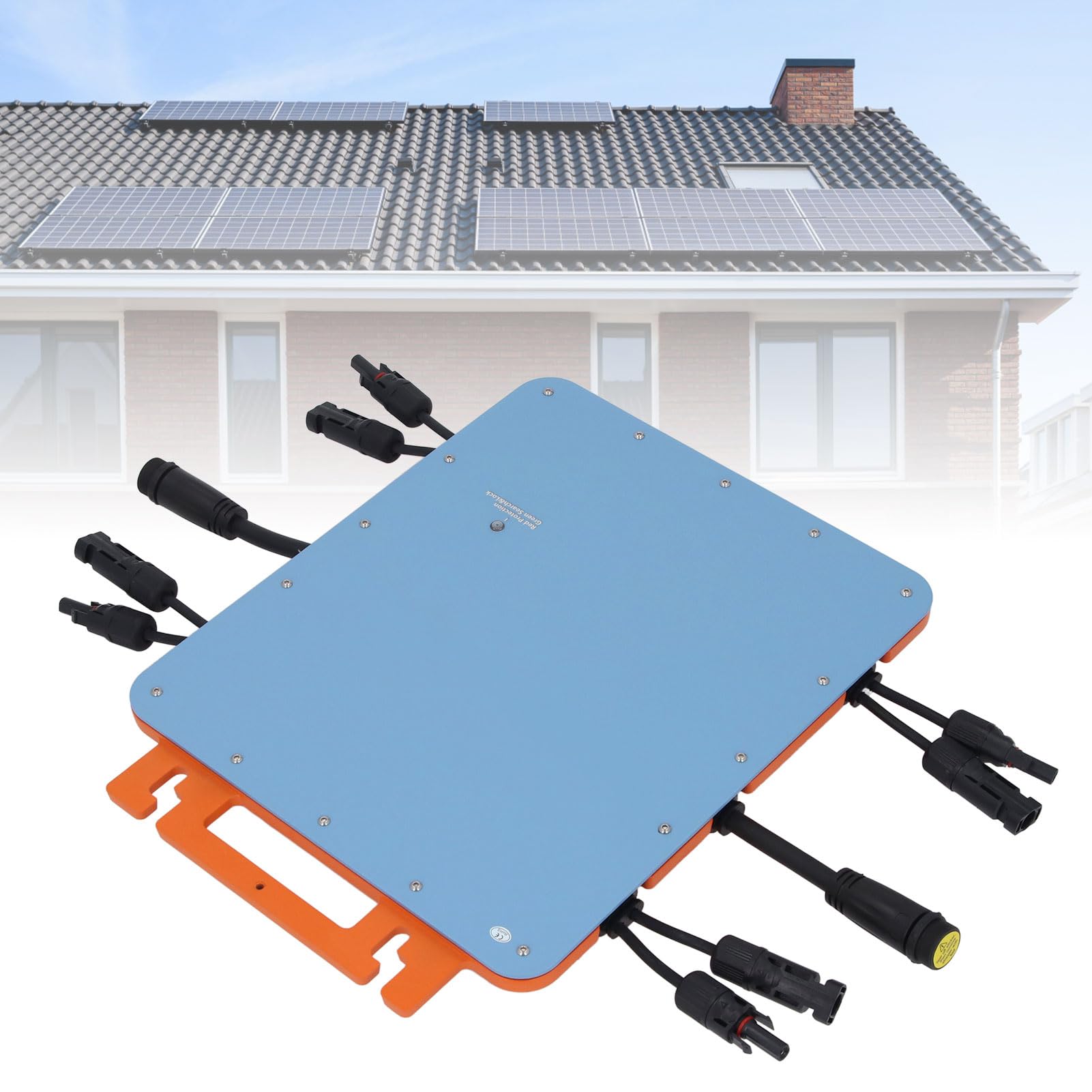 Inwerter Solarny MPPT Mikroinwerter Sieciowy 2000 W, Wodoodporny Jednofazowy Inwerter Energii Słonecznej IP66 z kontrolą Aplikacji Wi-Fi do Panelu Słonecznego