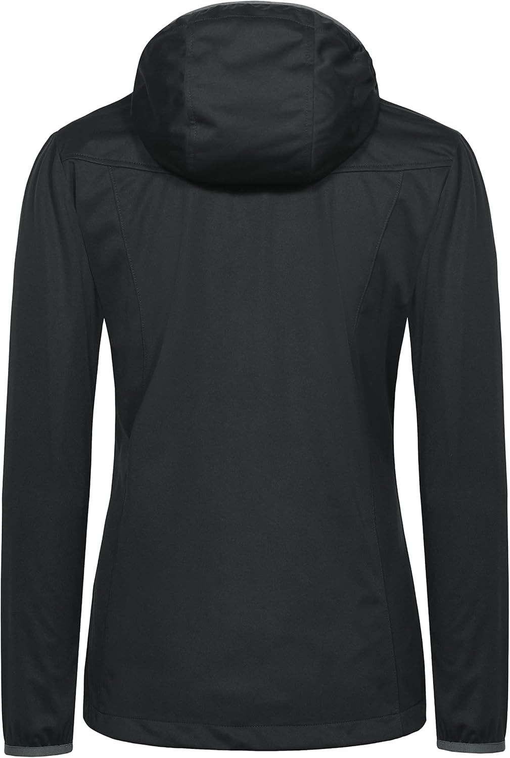 Little Donkey Andy Women's Lightweight Hooded Softshell Jacket for Running Travel Hiking, Windproof, Water Repellent : Sports & Outdoors