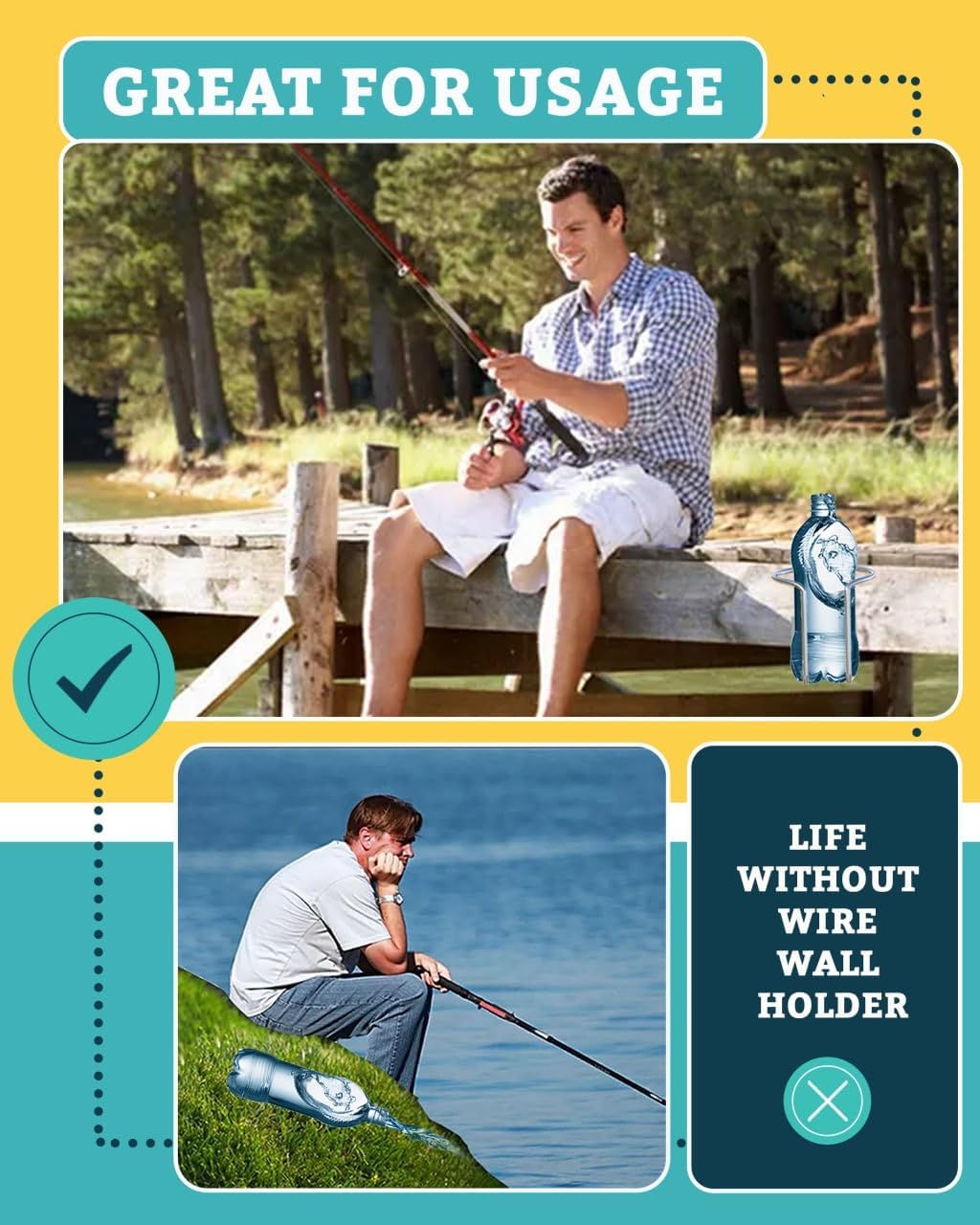 Skywin Large Cup, Water Bottle & Tumbler Holder Organizer (Screw Mount)- 2 Pack – Heavy-Duty Stainless Steel Drink Holder for Boats, Trucks, Cars, RVs & Yachts, Fits Large Tumblers, Bottles & Cans - Image 6