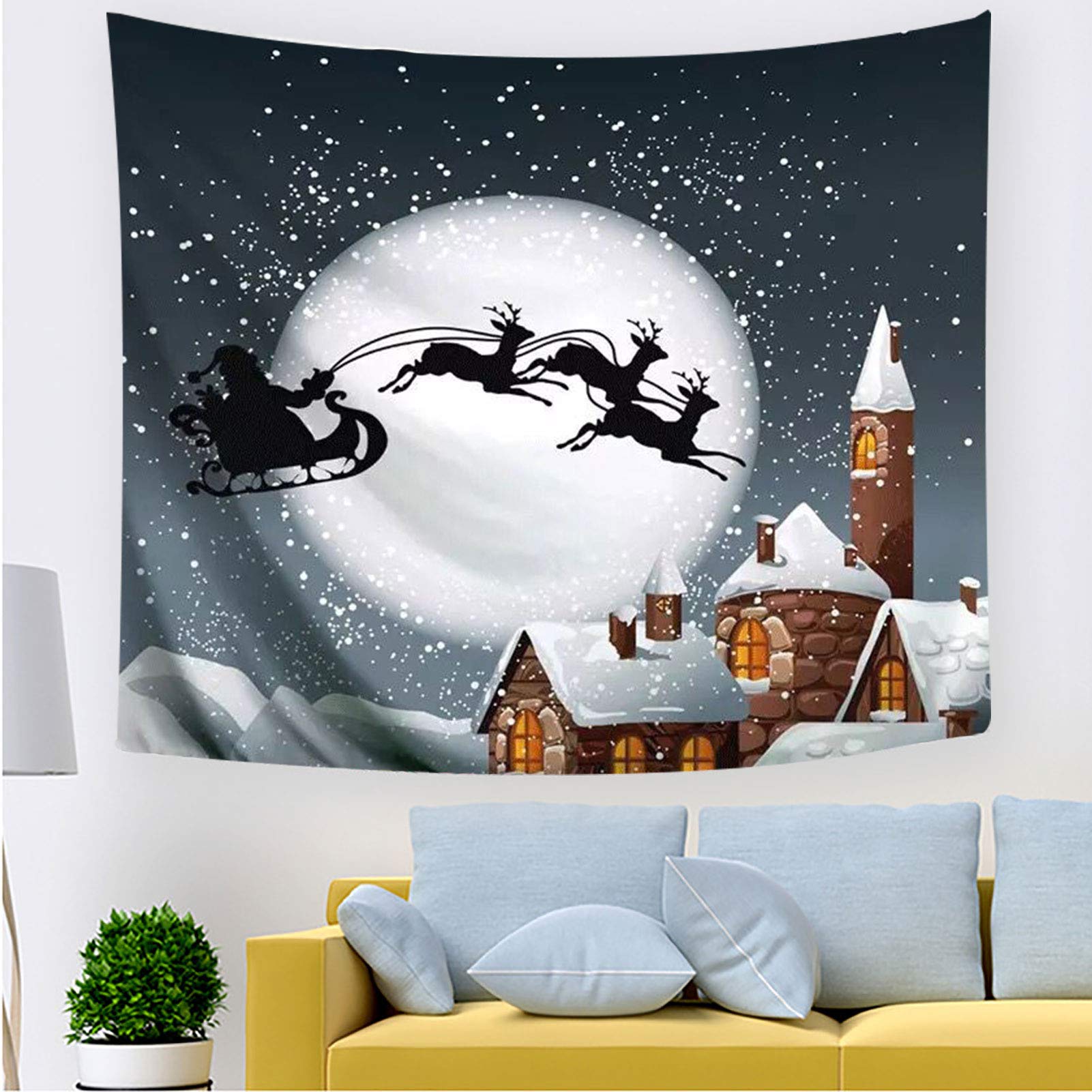 Scène de Noël du pôle Nord - France Scène de Noël du pôle Nord - France
