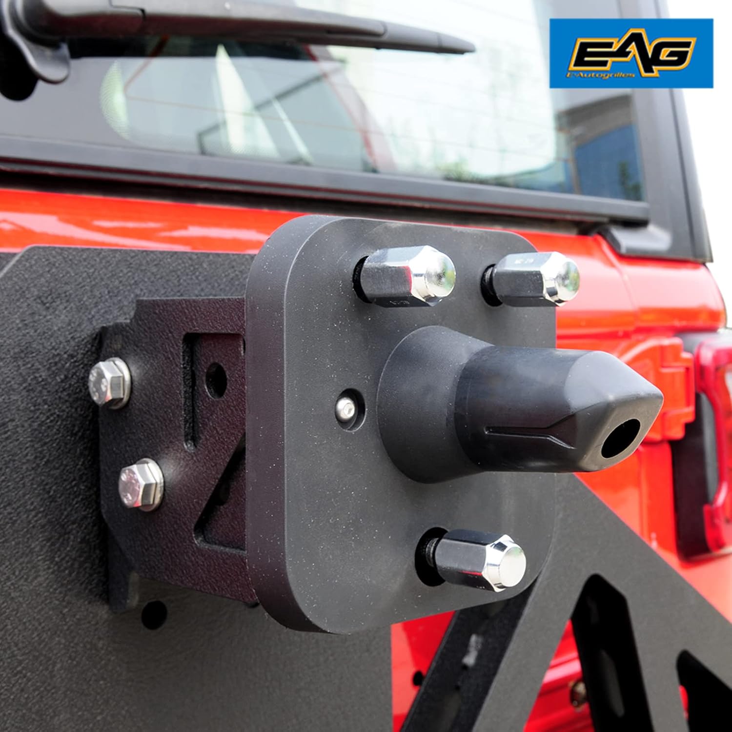Buy EAG Rear Bumper with Spare Tire Carrier Swing Away Fit for 1822