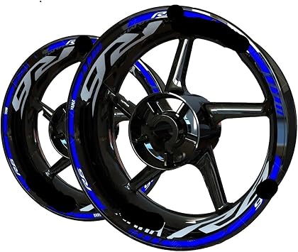 Wheel Stickers for Ya&maha for R6 Vinyl Wheel Sticker Motorcycle Rim Decal Set Decals